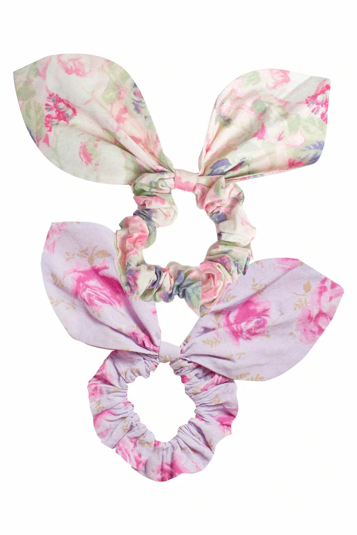 LoveShackFancy Acoustic Memories Scrunchie 3 LoveShackFancy Acoustic Memories Scrunchie