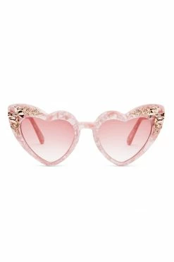 LSF Accessories Amalia Heart Sunglasses