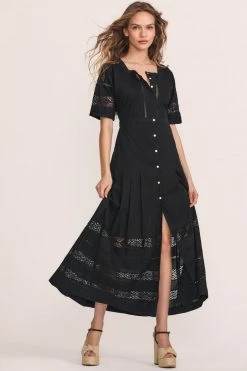 LoveShackFancy Dresses Edie Dress - BLACK