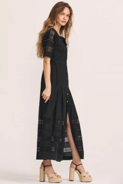 LoveShackFancy Edie Midi Dress Dresses