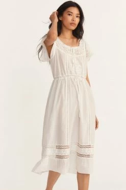 LoveShackFancy Madeline Midi Dress