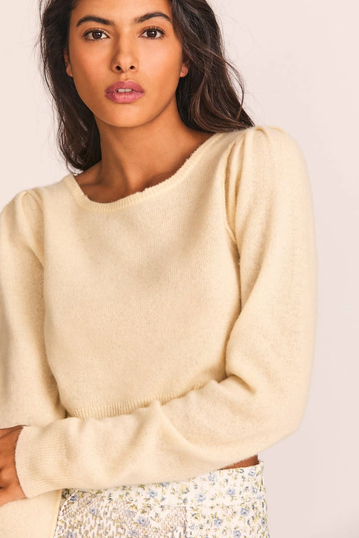 LoveShackFancy Lune Crop Pullover Sweaters & Knits 6 LoveShackFancy Lune Crop Pullover Sweaters & Knits