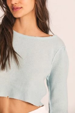 LoveShackFancy Lune Crop Pullover