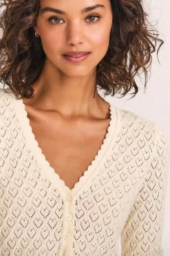 LoveShackFancy Janie Cropped Cardigan