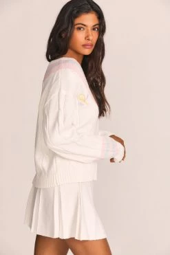 LoveShackFancy New Arrivals Malaine V-Neck Pullover