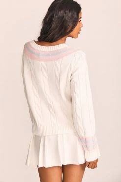 LoveShackFancy New Arrivals Malaine V-Neck Pullover