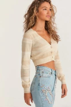 LSF Asteria Crop Cardigan Tops