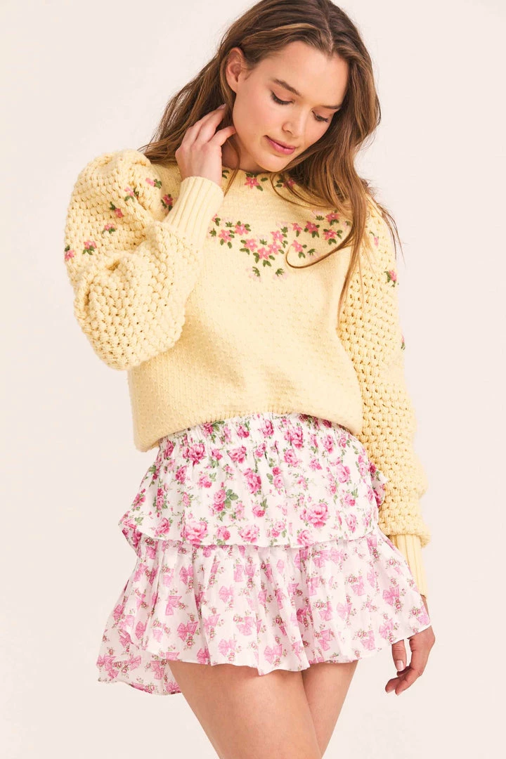 LoveShackFancy X American Girl Ruffle Mini Skirt 3 LoveShackFancy X American Girl Ruffle Mini Skirt