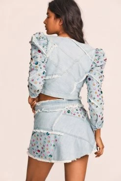 LoveShackFancy Cayde Mini Skirt Skirts 9 LoveShackFancy Cayde Mini Skirt Skirts