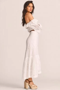 LoveShackFancy Sisto Midi Skirt 8 LoveShackFancy Sisto Midi Skirt