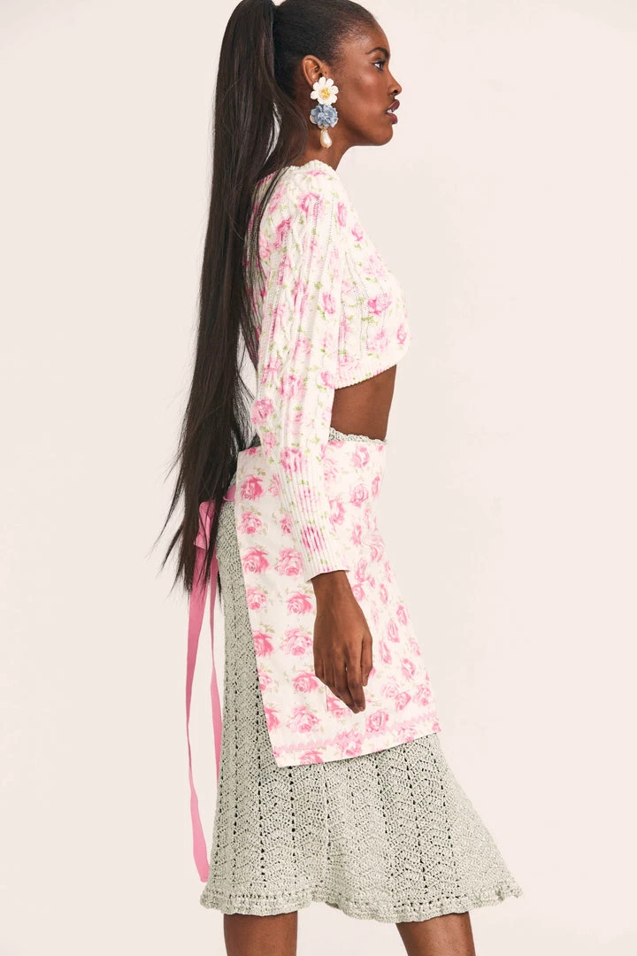 LoveShackFancy X Hedley & Bennett Half Kitchen Apron 5 LoveShackFancy X Hedley & Bennett Half Kitchen Apron