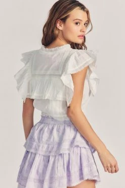 LoveShackFancy Nora Top Tops