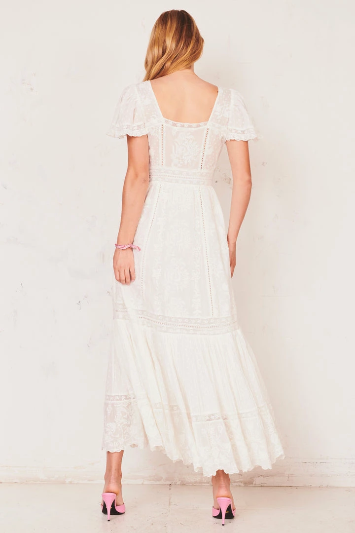 LoveShackFancy Norma Midi Dress 9 LoveShackFancy Norma Midi Dress