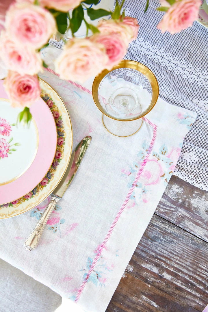 LoveShackFancy Linen Napkin Set 45 LoveShackFancy Linen Napkin Set