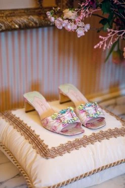 LoveShackFancy X Sophia Webster Margaux Mid Mule