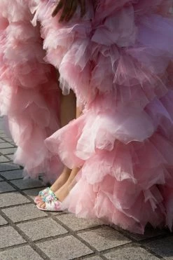 LoveShackFancy X Sophia Webster Margaux Mid Mule