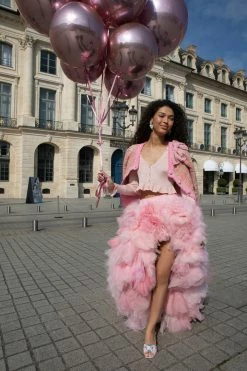 LoveShackFancy X Sophia Webster Margaux Mid Mule