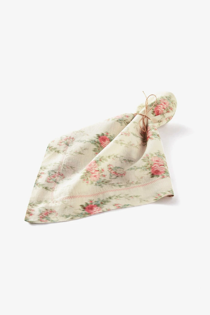LoveShackFancy Linen Napkin Set 25 LoveShackFancy Linen Napkin Set